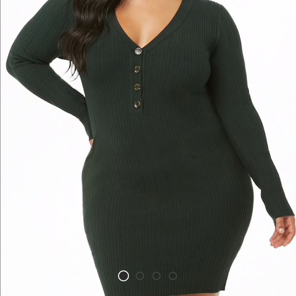 Ribbed Henley Dress